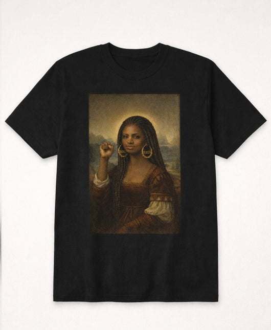 (PRE-ORDER  TEE)  BLACK MONA LISA