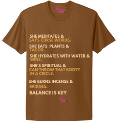 BALANCE IS KEY BROWN (PRE-ORDER)