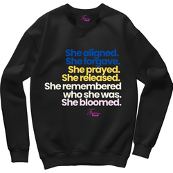 SHE ALIGNED SWEATSHIRT (PRE-ORDER)